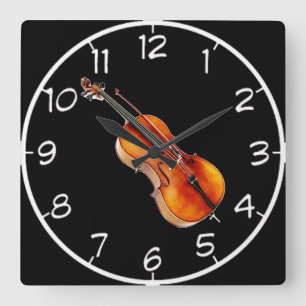 Horloges murales de conception de "violoncelle"