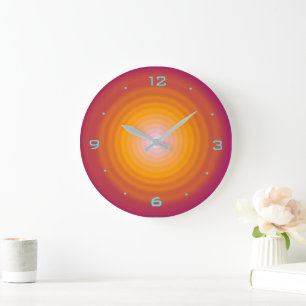 Horloges murales de cuisine à motif tourbillon ora