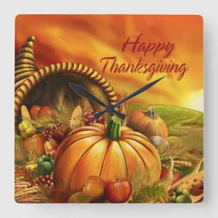 Horloges murales du bon thanksgiving 2 et options