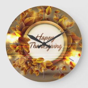 Horloges murales du bon thanksgiving 3 et options