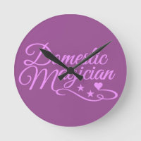 Horloges murales personnalisées du Magicien domest