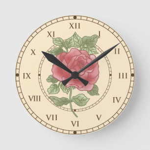 Horloges Rose Rougeâtre