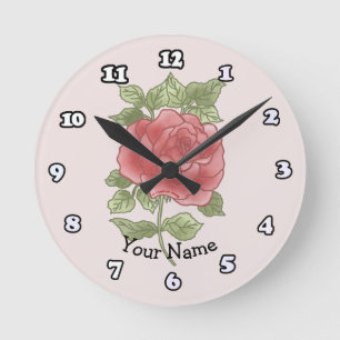 Horloges Rose Rougeâtre
