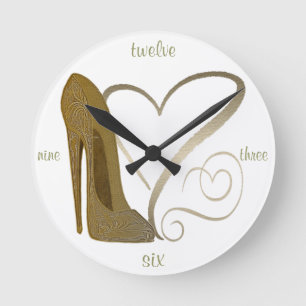 Horloges stylets d'art de chaussure