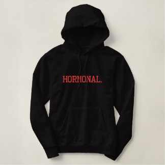Hormonaler gestickter Hoodie Bestickter Hoodie