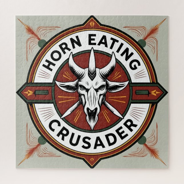 Horn Eating Crusader Puzzle (Vertikal)