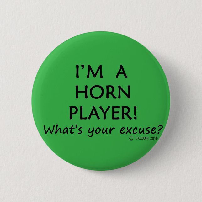 Horn Player Entschuldigung Button (Vorderseite)