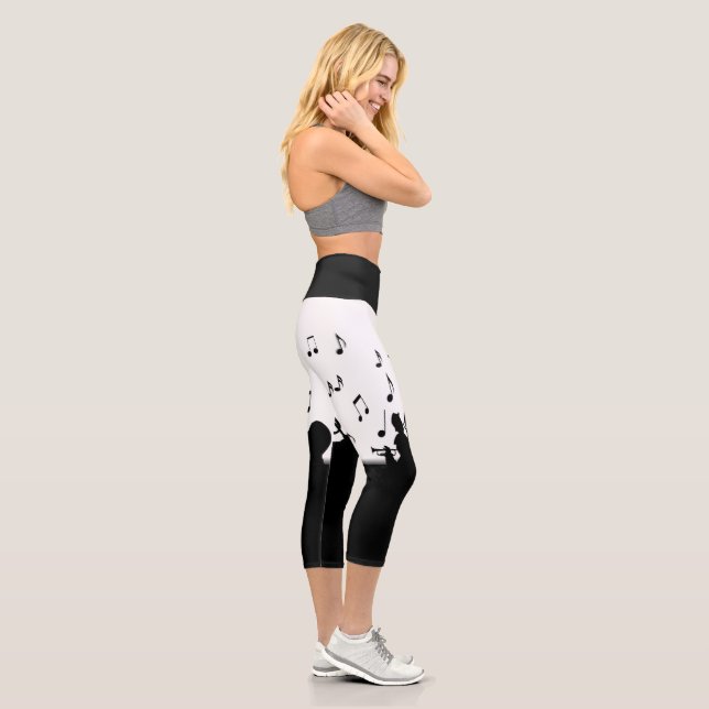 Horn Section Music Design Capri Leggings (Rechts)
