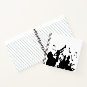 Horn Section Music Design Notizbuch