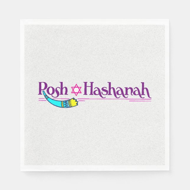 Horn & Star - Serviette (Vorderseite)