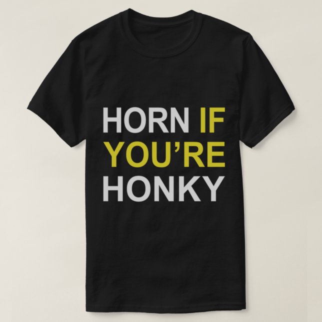 Horn, wenn Sie ehrenhafte Solaroppositen sind T-Shirt (Design vorne)