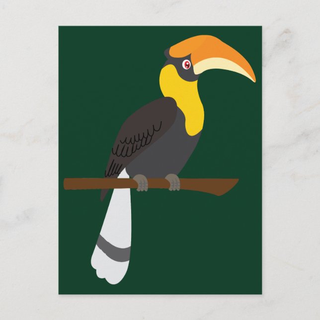 Hornbill Postkarte (Vorderseite)