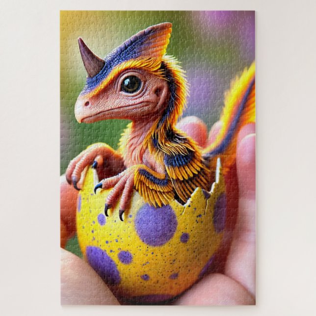 Horned Baby Dinosaur (Vertikal)
