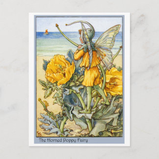Horned Poppy Fairy Postkarte