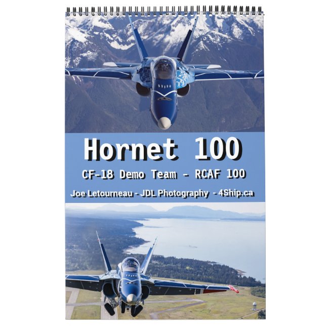 Hornet 100 - RCAF CF-18 Demo-Team Kalender (Titelbild)