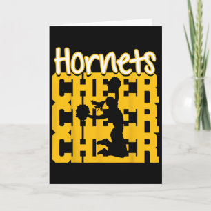 Hornets Cheer Ck Zur Schule Cheerleading-Geist Gy Karte