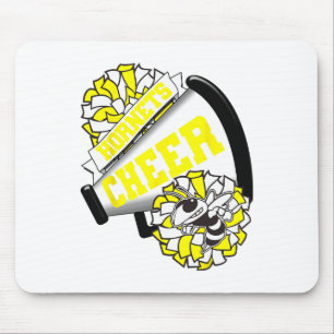 Hornets Cheer Zurück zur Schule Cheerleading-Geist Mousepad