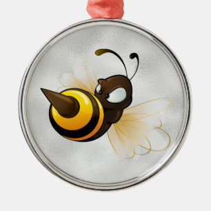 Hornets Mascot Ornament Aus Metall