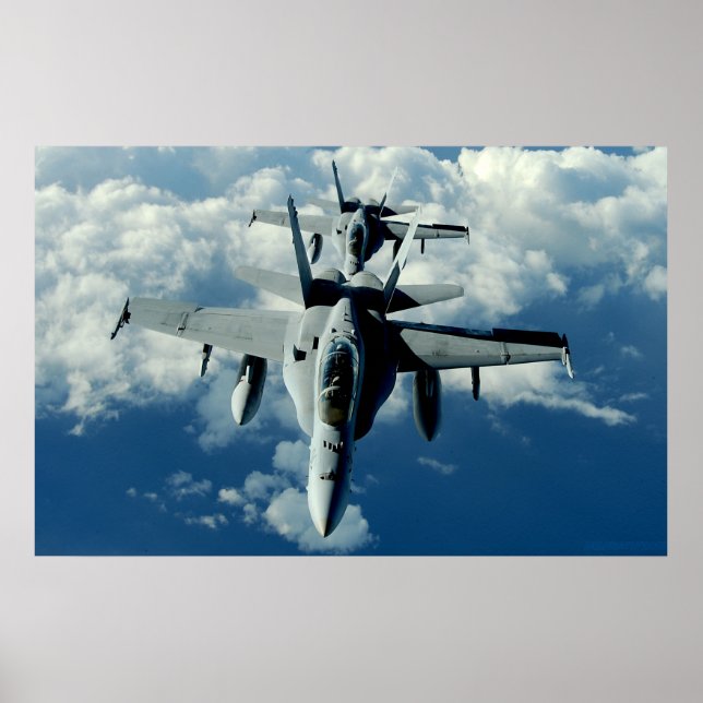 Hornets über Pearl Poster (Vorne)