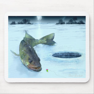 Hornhautflecke auf Eis Mousepad