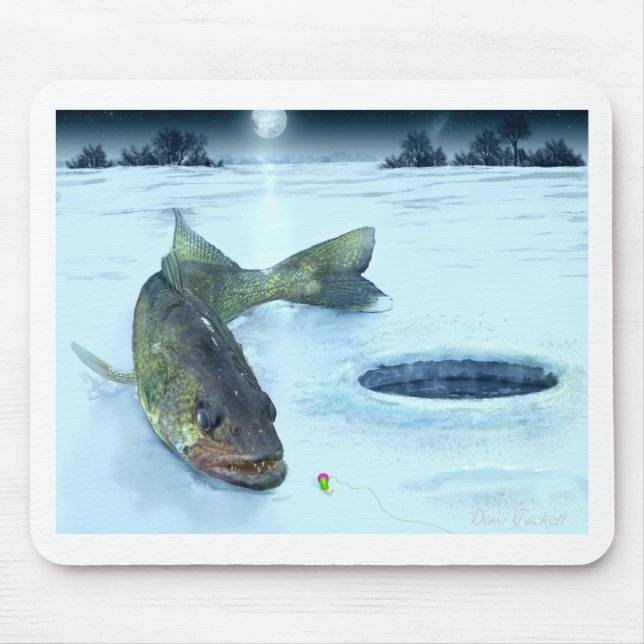 Hornhautflecke auf Eis Mousepad (Vorne)