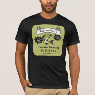 Hornhautflecke Walts Trenton-Kanal-Sushi-Bar T-Shirt