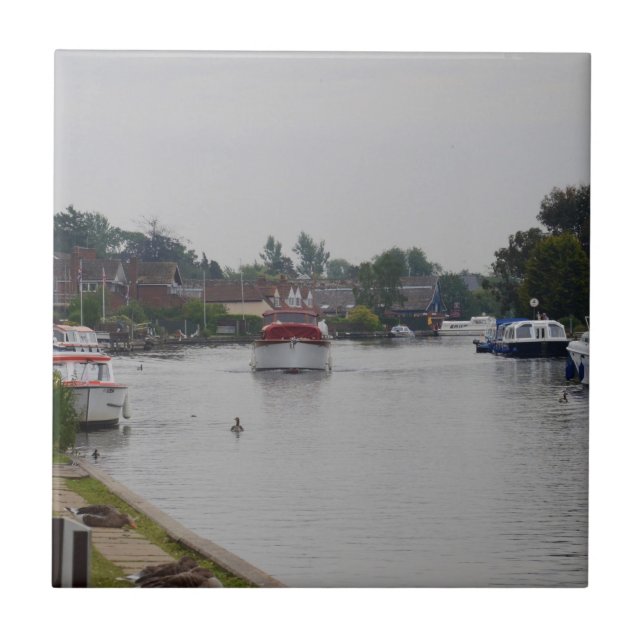 Horning on the River Bure Fliese (Vorderseite)