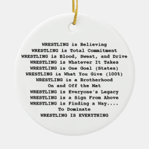 Hornissen-Wrestling ist alles Weihnachtsverzierung Keramik Ornament