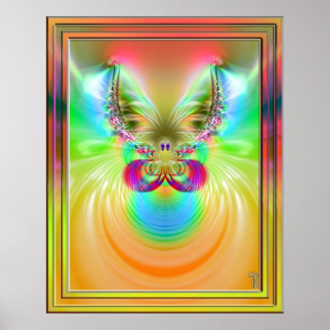 Horns of Hathor Variation 2 Art Print Poster (Vorne)