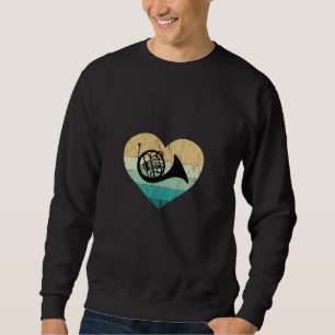 Hornspieler liebt Hornfrenchhorn Sweatshirt