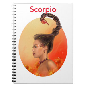 Horoscope Zodiac - Fantasy Scorpio Notizblock