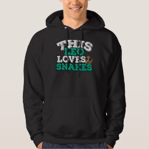 Horoscope Zodiac Sign Leo Lieben Schlangen Hoodie