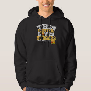 Horoscope Zodiac Sign Libra Lieben Burgers Hoodie