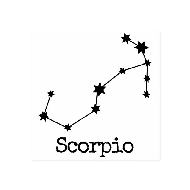 Horoskop Gummistempel (Prägung)