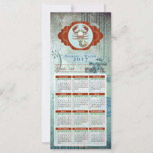 Horoskop Kalender Karte 2017 ~ Skorpio