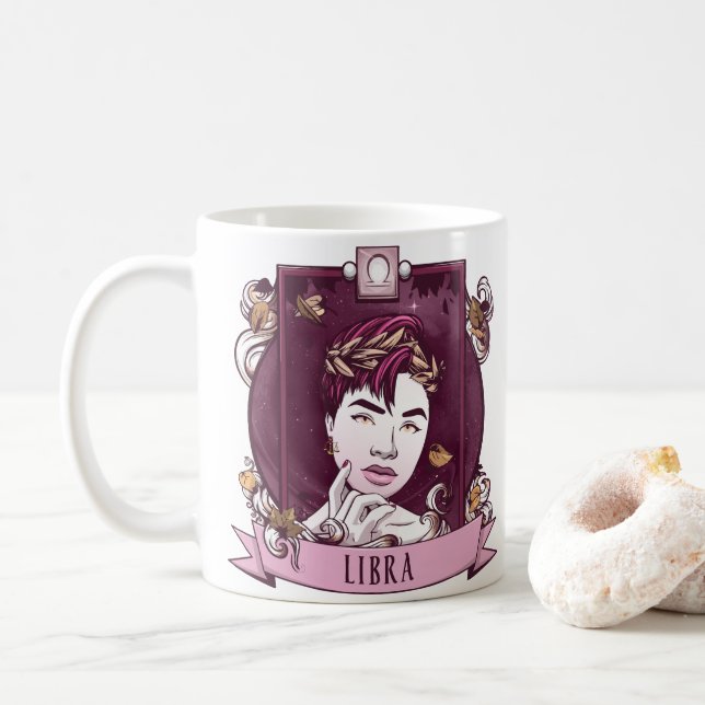 Horoskop - LIBRA Kaffeetasse (Mit Donut)