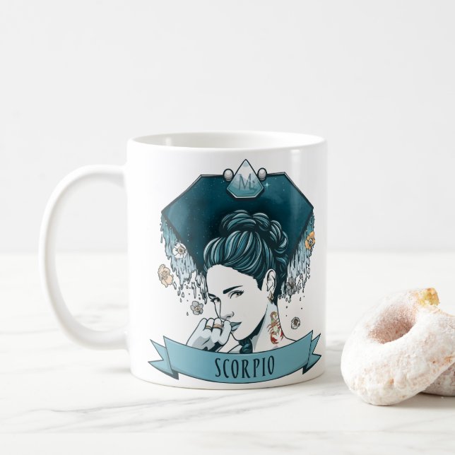 Horoskop - SCORPIO Kaffeetasse (Mit Donut)