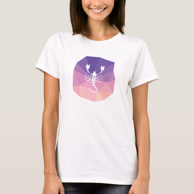 Horoskop Scorpio-Zeichen T-Shirt (Vorderseite)