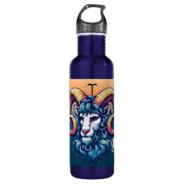 Horoskop Sign Aries Ram Edelstahlflasche