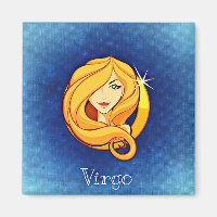 Horoskop-Sign-Virgo-Kühlschrank oder Locker-Magnet