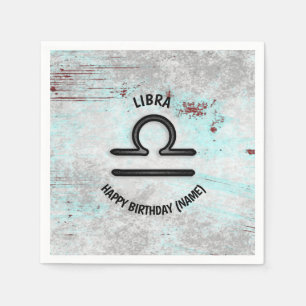 Horoskop Signa Libra Astrologie Zodiac Geburtstag Serviette