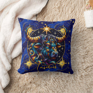 Horoskop Signatur Taurus Zodiac Astrologie Kissen