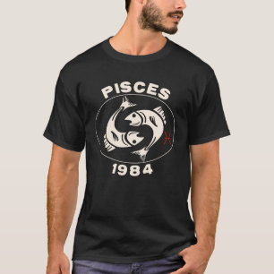 Horoskop-Sternzeichen Fische Fische 1984 T-Shirt