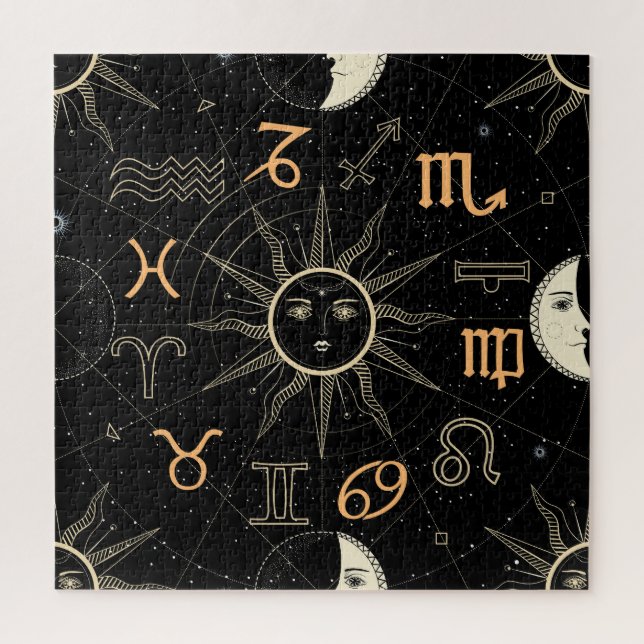 Horoskop, Sternzeichen, Vintag. (Vertikal)