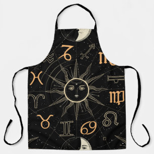Horoskop, Sternzeichen, Vintag. Schürze