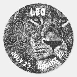 Horoskop-Symbol Runder Aufkleber