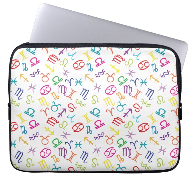 Horoskop-Symbole  Laptopschutzhülle (Vorderseite)