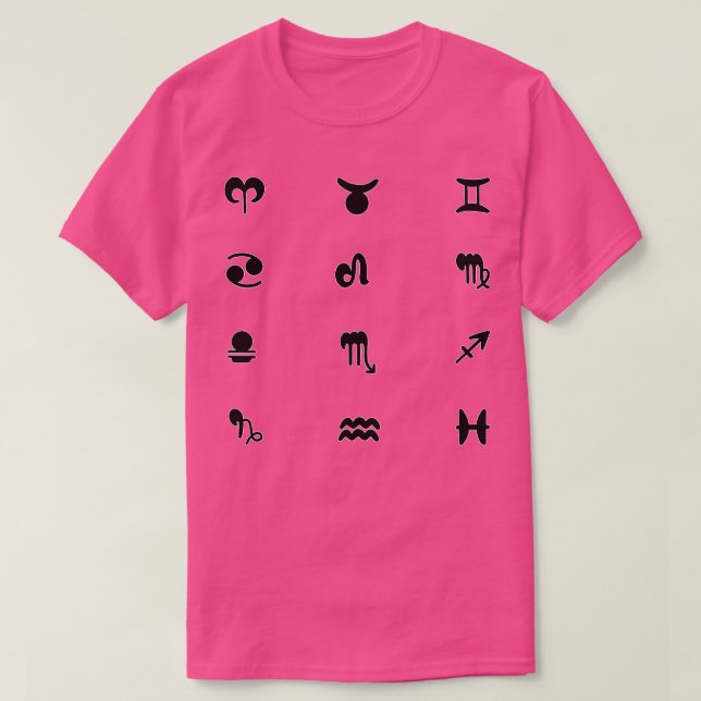 Horoskop T-Shirt (Design vorne)