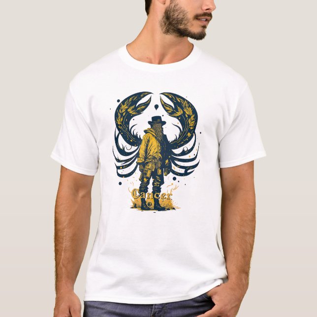 Horoskop-Zeichen Krebs T-Shirt (Vorderseite)