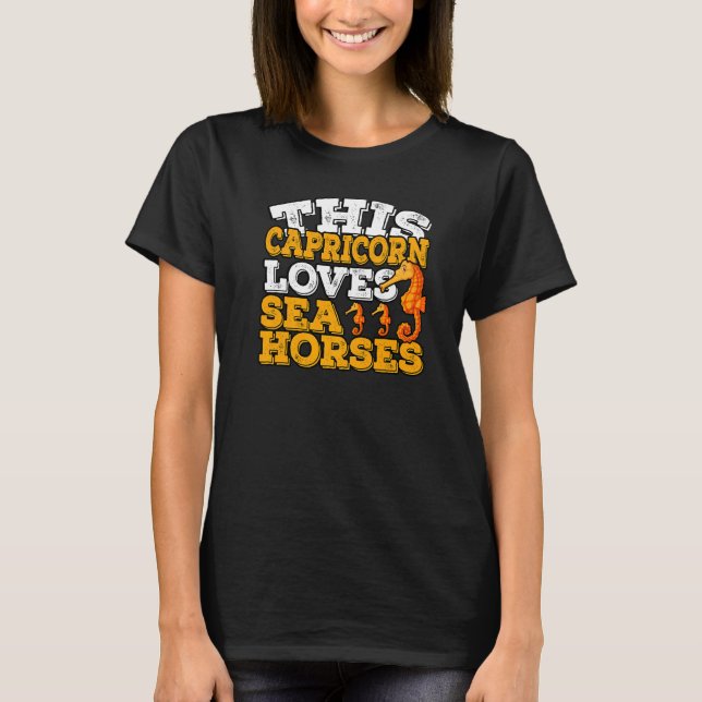 Horoskop Zodiac Schildkröte Lieben Meeressäugetier T-Shirt (Vorderseite)